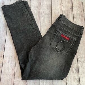 Sasson Straight Leg Hustle Black Jeans 14